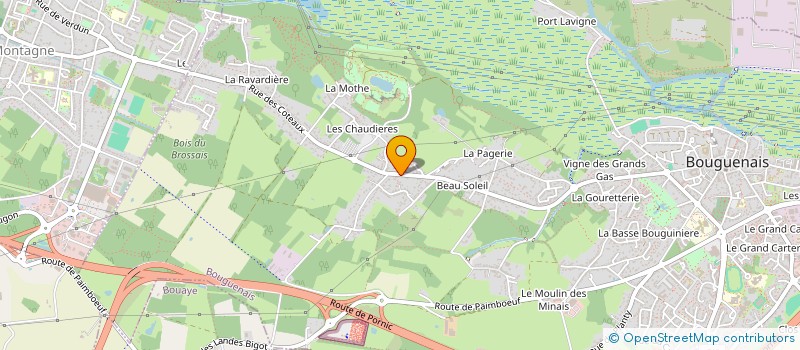 localisation de l'entreprise MONSIEUR YVES LEMARCHAND  BOUGUENAIS