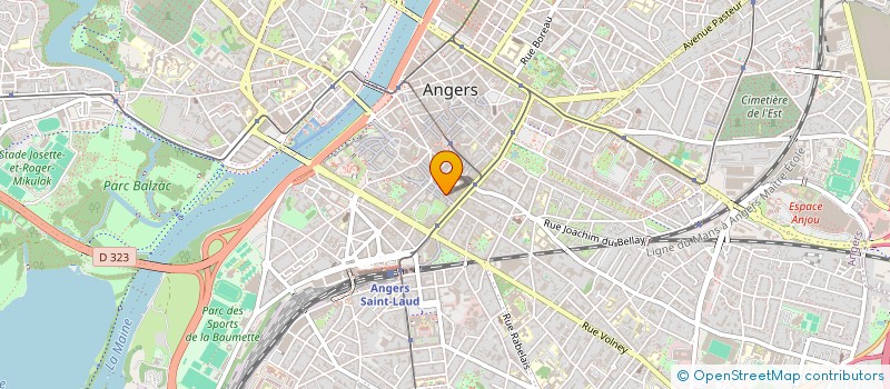 localisation de l'entreprise MONSIEUR YVES LEMESLE à ANGERS