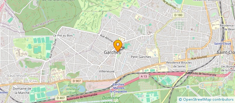 localisation de l'entreprise MONSIEUR YVES LEMOINE à GARCHES