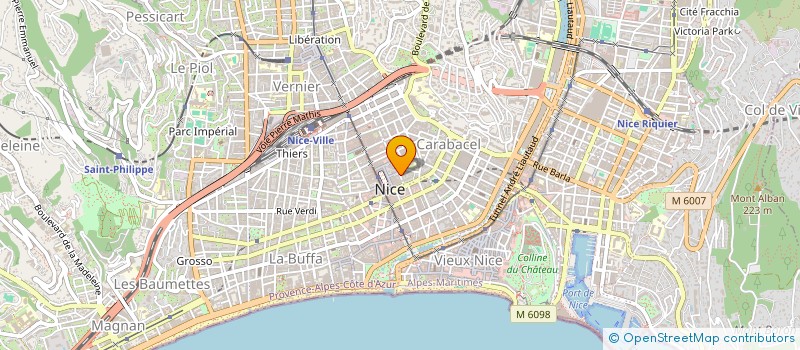 localisation de l'entreprise MONSIEUR YVES LENA à NICE