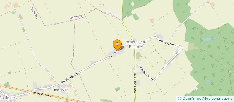 localisation de l'entreprise MONSIEUR YVES LENOIR à ROZIERES-EN-BEAUCE