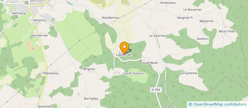 localisation de l'entreprise MONSIEUR YVES LEON DE TREVERRET à BERRIEN