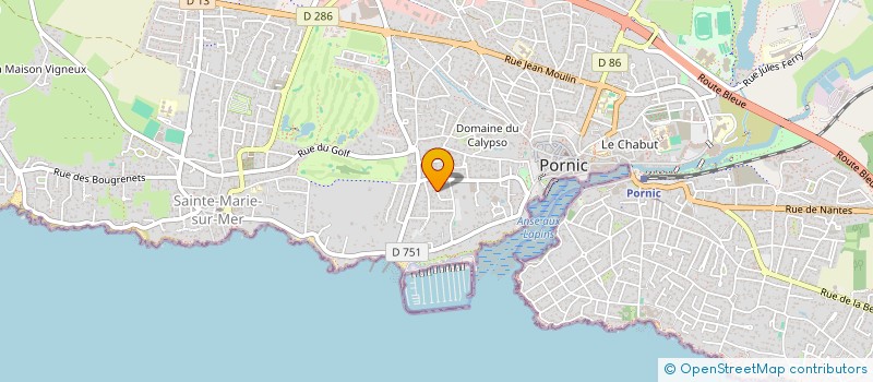localisation de l'entreprise MONSIEUR YVES LEQUEUX à PORNIC