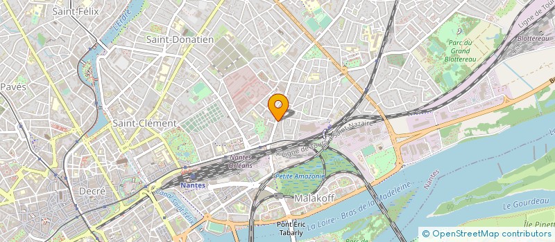 localisation de l'entreprise MONSIEUR YVES LEROUX à NANTES
