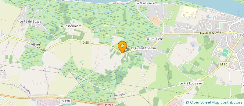 localisation de l'entreprise MONSIEUR YVES LEROUX à PELLERIN (LE)