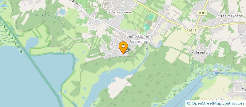 localisation de l'entreprise MONSIEUR YVES LEROUX  SAINT-AIGNAN-GRANDLIEU