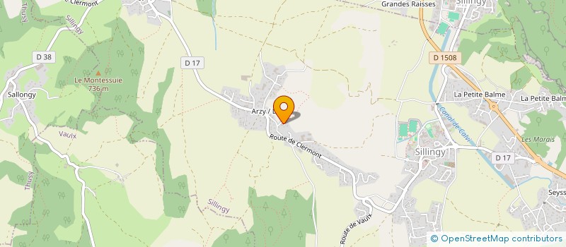 localisation de l'entreprise MONSIEUR YVES LEROUX  SILLINGY