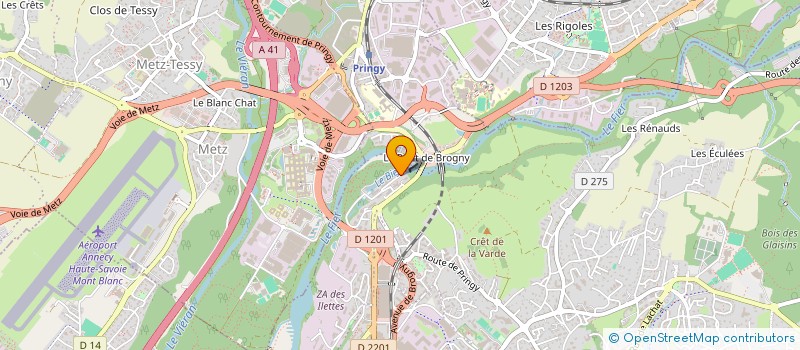 localisation de l'entreprise MONSIEUR YVES LESAFFRE à ANNECY
