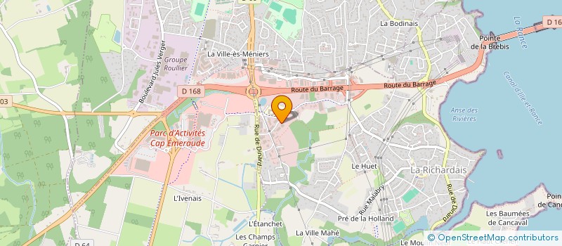 localisation de l'entreprise MONSIEUR YVES LESAICHERRRE à LA RICHARDAIS