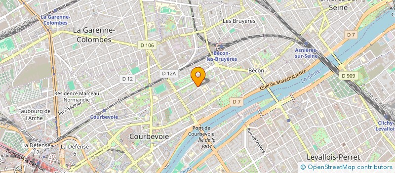 localisation de l'entreprise MONSIEUR YVES LESGUILLIER à COURBEVOIE