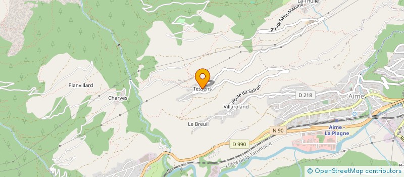 localisation de l'entreprise MONSIEUR YVES LESTRA à LA PLAGNE TARENTAISE