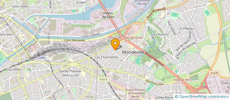 localisation de l'entreprise MONSIEUR YVES LETELLIER à MONDEVILLE