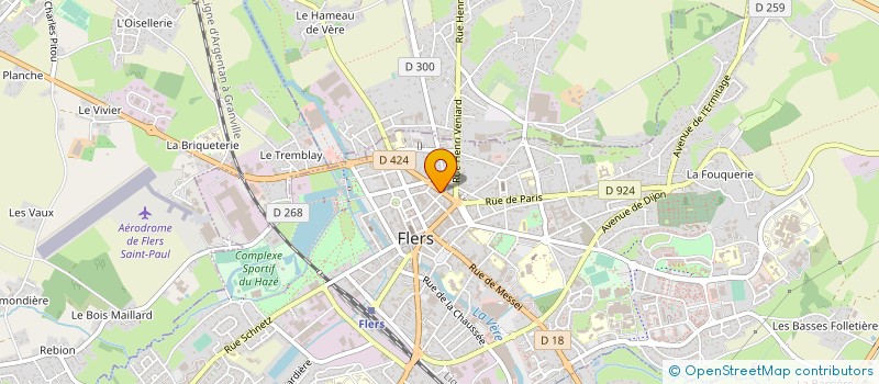 localisation de l'entreprise MONSIEUR YVES LETORTU à FLERS