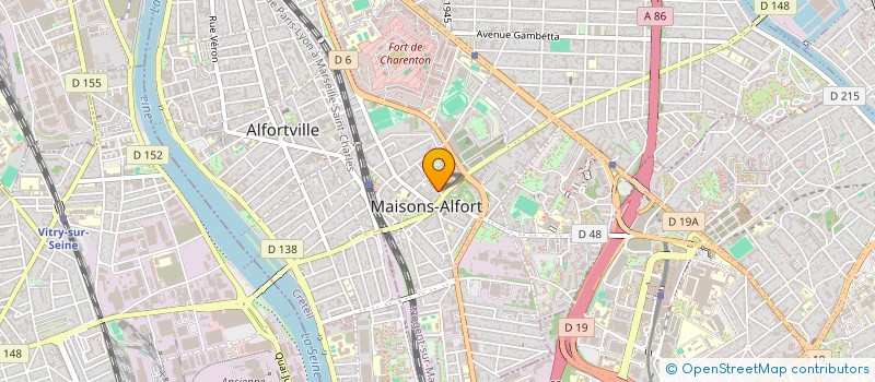 localisation de l'entreprise MONSIEUR YVES LEVERGER  MAISONS-ALFORT