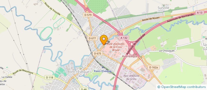 localisation de l'entreprise MONSIEUR YVES LEVEZIEL  SURVILLE