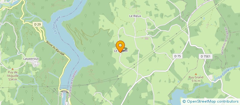 localisation de l'entreprise MONSIEUR YVES LEYGE  SERVIERES-LE-CHATEAU