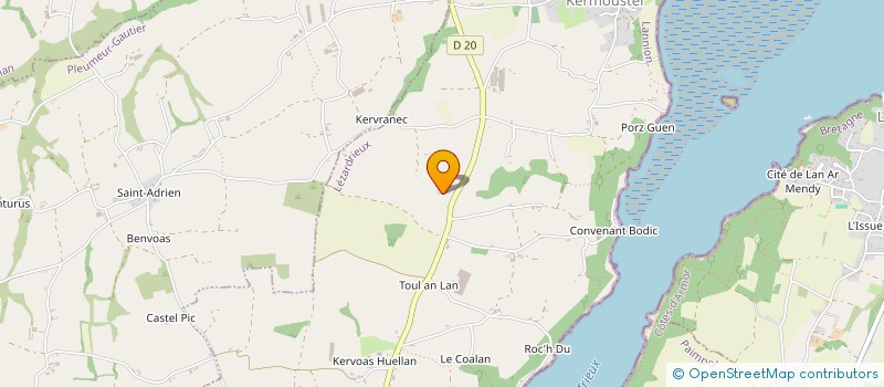 localisation de l'entreprise MONSIEUR YVES LOAS  LEZARDRIEUX