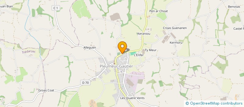 localisation de l'entreprise MONSIEUR YVES LOAS  PLEUMEUR-GAUTIER