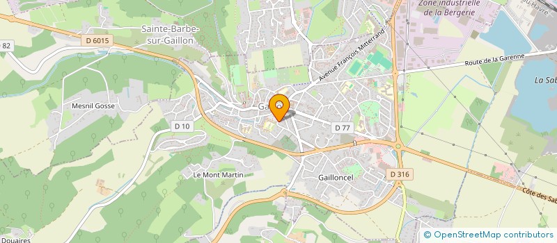 localisation de l'entreprise MONSIEUR YVES LOGIE  SAINT-PIERRE-LA-GARENNE