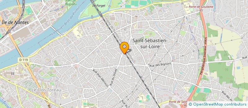 localisation de l'entreprise MONSIEUR YVES LOIRAT  SAINT-SEBASTIEN-SUR-LOIRE