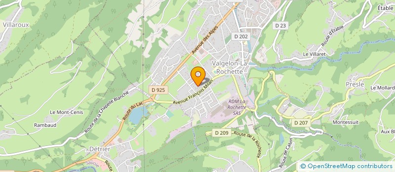 localisation de l'entreprise MONSIEUR YVES LOISEL à VALGELON-LA ROCHETTE