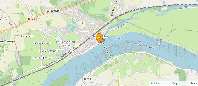 localisation de l'entreprise MONSIEUR YVES LOONES  INGRANDES-LE-FRESNE-SUR-LOIRE