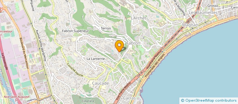 localisation de l'entreprise MONSIEUR YVES LOPEZ à NICE