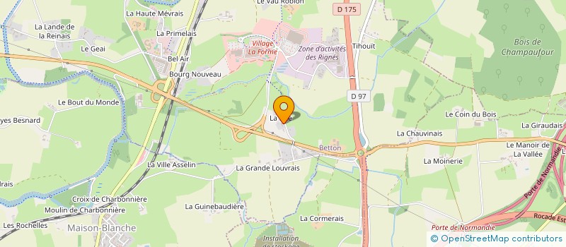 localisation de l'entreprise MONSIEUR YVES LORET  BETTON