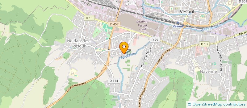 localisation de l'entreprise MONSIEUR YVES LOYE  NOIDANS-LES-VESOUL