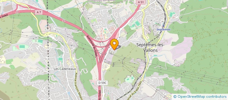 localisation de l'entreprise MONSIEUR YVES LUCAS à SEPTEMES-LES-VALLONS