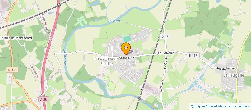 localisation de l'entreprise MONSIEUR YVES LUCAS  SARGE LES LE MANS