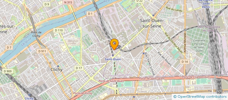 localisation de l'entreprise MONSIEUR YVES-LUCIEN SIEGERT à SAINT-OUEN-SUR-SEINE