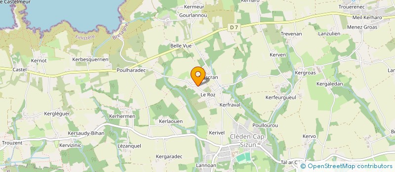 localisation de l'entreprise MONSIEUR YVES LYON  CLEDEN-CAP-SIZUN