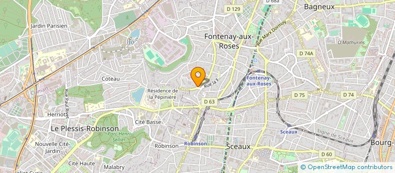 localisation de l'entreprise MONSIEUR YVES MABIT  FONTENAY-AUX-ROSES