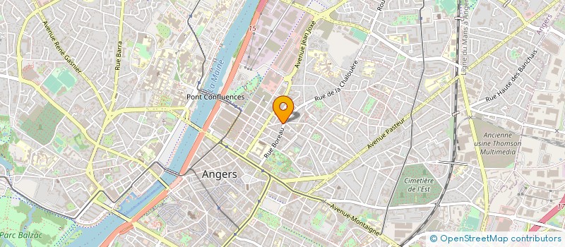 localisation de l'entreprise MONSIEUR YVES MACHEFER à ANGERS