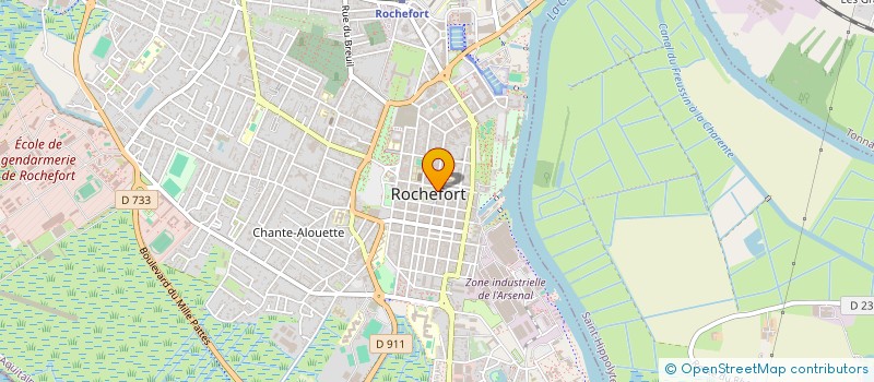 localisation de l'entreprise MONSIEUR YVES MACHENAUD  ROCHEFORT