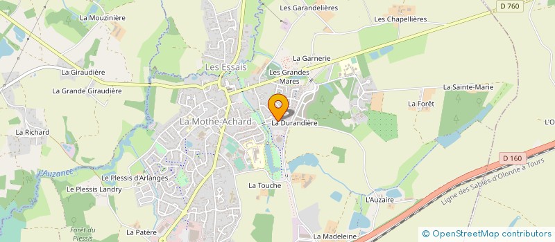 localisation de l'entreprise MONSIEUR YVES MACONNERIE à LES ACHARDS
