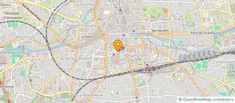 localisation de l'entreprise MONSIEUR YVES-MAEL ROCTON  RENNES
