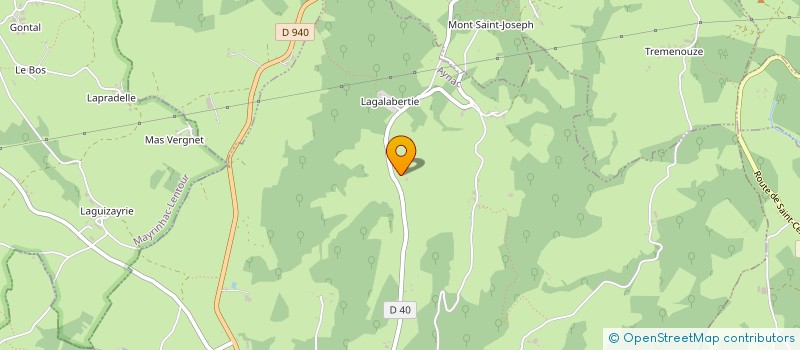 localisation de l'entreprise MONSIEUR YVES MAENHAUT  AYNAC