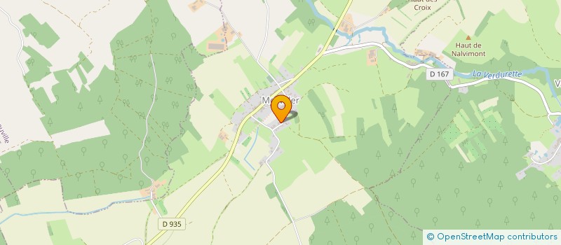 localisation de l'entreprise MONSIEUR YVES MAGREAULT  MERVILLER