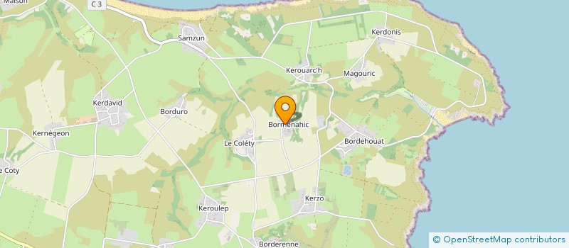 localisation de l'entreprise MONSIEUR YVES MAHEO  LOCMARIA