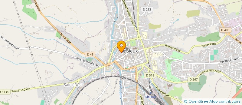 localisation de l'entreprise MONSIEUR YVES MAILLET à LISIEUX