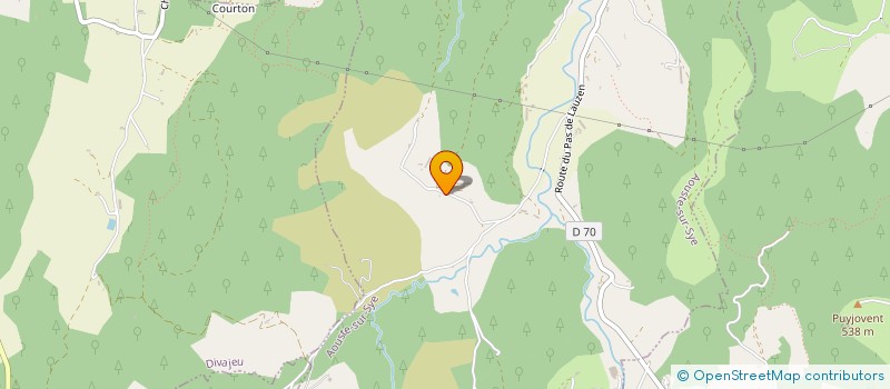 localisation de l'entreprise MONSIEUR YVES MAILLET  AOUSTE-SUR-SYE