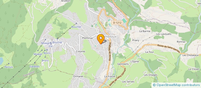 localisation de l'entreprise MONSIEUR YVES MAILLET-CONTOZ  COMBLOUX