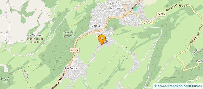 localisation de l'entreprise MONSIEUR YVES MAIRE  LES FINS