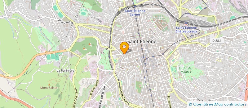 localisation de l'entreprise MONSIEUR YVES MAISONNEUVE  SAINT-ETIENNE