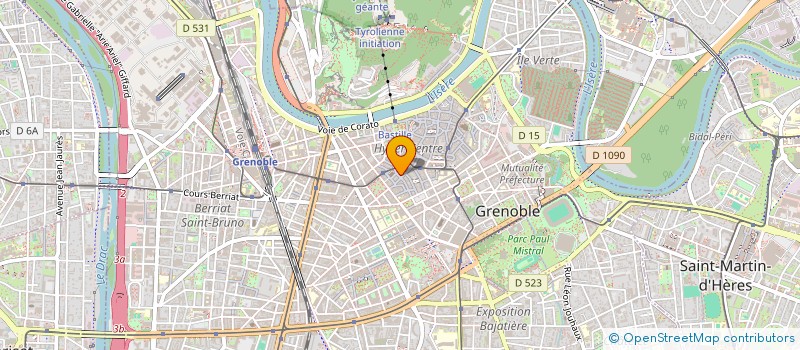 localisation de l'entreprise MONSIEUR YVES MALAQUIN à GRENOBLE