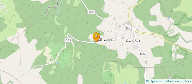 localisation de l'entreprise MONSIEUR YVES MALBEC à ESCAMPS