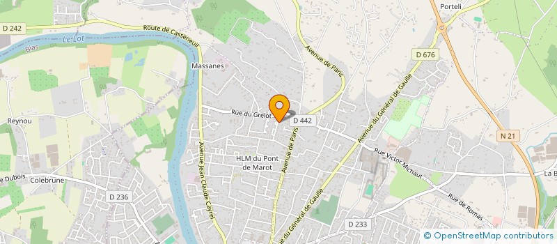 localisation de l'entreprise MONSIEUR YVES MALEPLATE  VILLENEUVE-SUR-LOT