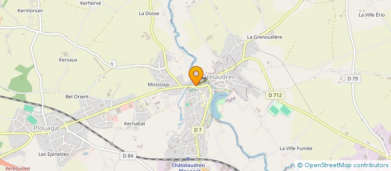 localisation de l'entreprise MONSIEUR YVES MALLEDANT à CHATELAUDREN-PLOUAGAT